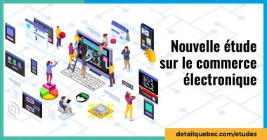 Illustration démontrant l'implantation d'un commerce électronique.